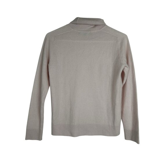 Quince Women’s Pink Turtleneck High Neck 100% Cashmere Sweater Soft Small - Picture 2 of 9